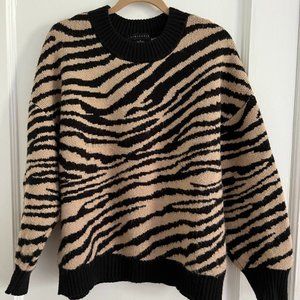 Sanctuary Black Tiger Wild Kingdom Sweater - image 1